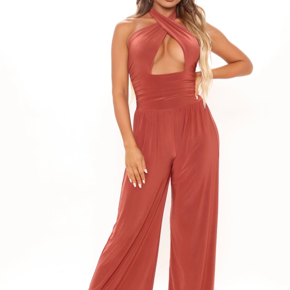 Brand New Rust Jumpsuit